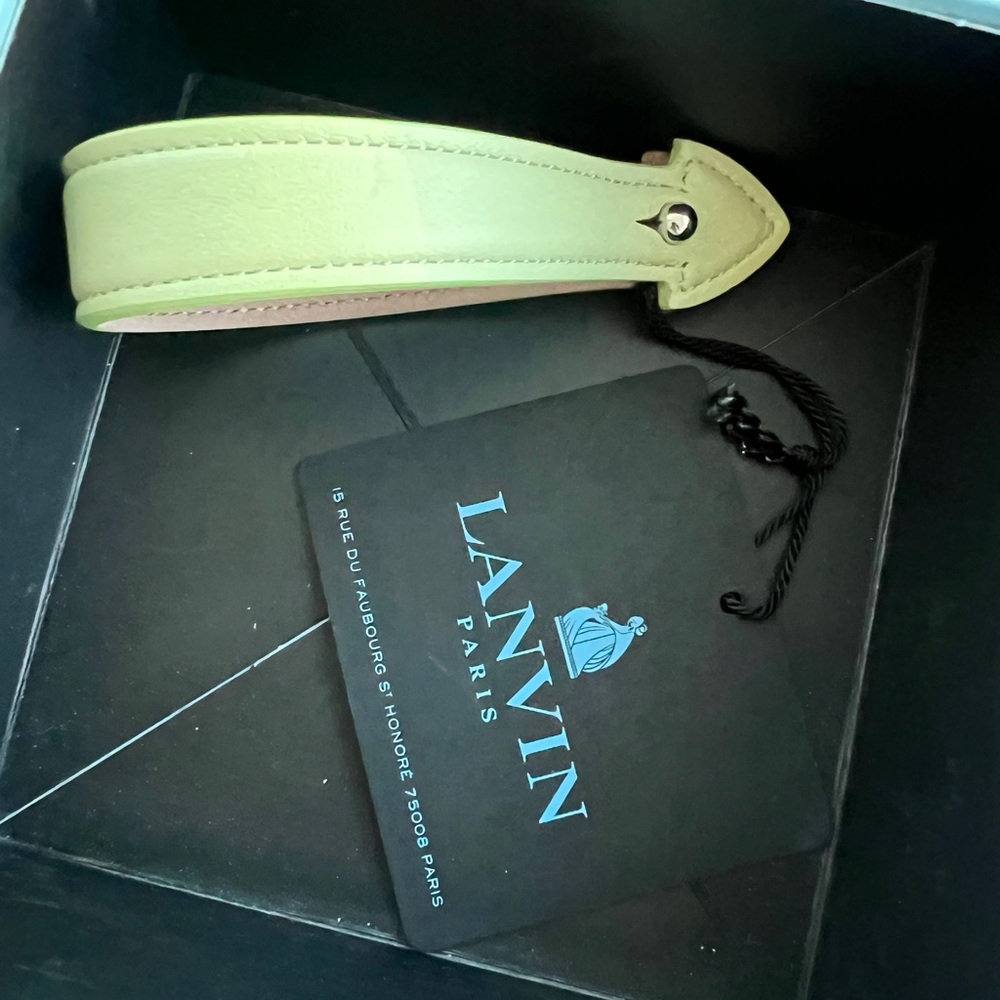 Lanvin Leather Bracelet